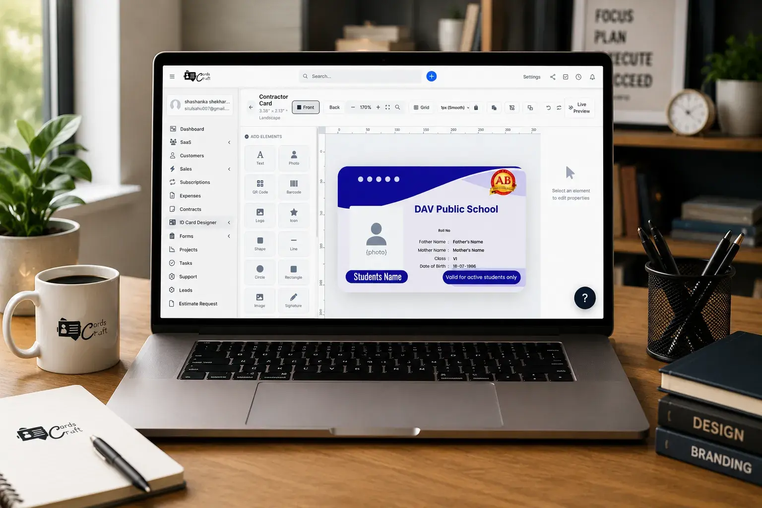 CardCraft Business CRM Suite